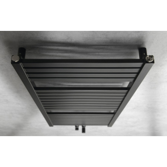 TONDI vykurovacie teleso rovné 450x970 mm, stredové pripojenie, čierna mat DT456T