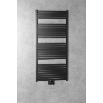 TONDI vykurovacie teleso rovné 600x1330 mm, stredové pripojenie, čierna mat DT486T