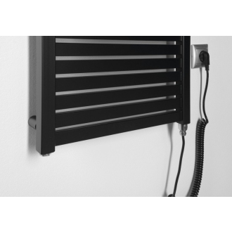 TONDI-E elektrické vykurovacie teleso rovné 450x970 mm, 300W, čierna mat DE456T