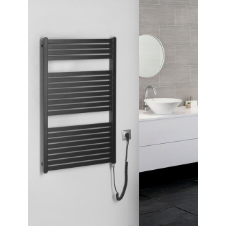 TONDI-E elektrické vykurovacie teleso rovné 600x970 mm, 400W, čierna mat DE466T