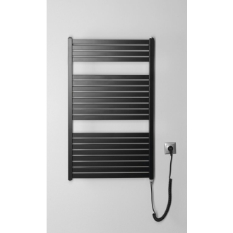 TONDI-E elektrické vykurovacie teleso rovné 600x970 mm, 400W, čierna mat DE466T