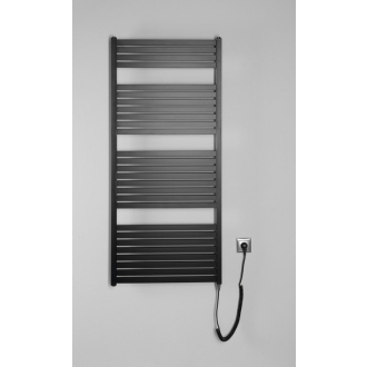 TONDI-E elektrické vykurovacie teleso rovné 600x1330 mm, 600W, čierna mat DE486T