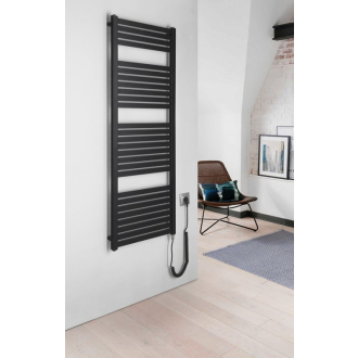 TONDI-E elektrické vykurovacie teleso rovné 450x1330 mm, 500W, čierna mat DE476T