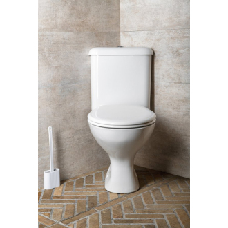 Aqualine CLIFTON rohové WC kombi, dvojtlačítko 3/6l, zadný odpad, biela FS1PK