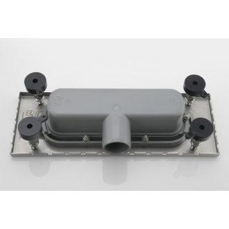 ESSEFLOW nerezový sprchový kanálik s roštom, 380x136x80 mm 6963.101.8