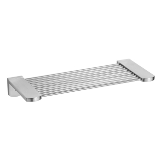X-STEEL drôtená polička do sprchy, brúsený nerez XS603
