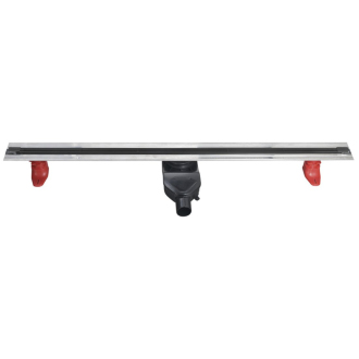 SLIM SPRING BLACK nerezový sprchový kanálik s roštom, 250-1200mm SV120B