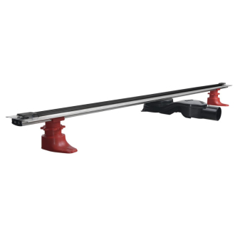 SLIM SPRING BLACK nerezový sprchový kanálik s roštom, 250-1200mm SV120B