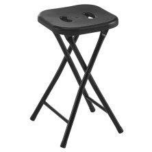 Aqualine Kúpeľňová stolička, 26x45, 5x26 cm, čierna CO7614