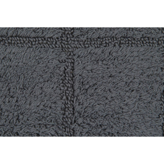 Aqualine DELHI Kúpeľňová predložka 50x80 cm s protišmykom, 100% polyester, sivá 1712300