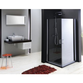 One štvorcový sprchovací kút 900x900 mm, rohový vstup GO4990GO4990