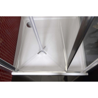 LUCIS LINE skladacie sprchové dvere 900mm, číre sklo DL2815