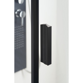 ZOOM LINE BLACK sprchové dvere 900mm, číre sklo ZL1290B
