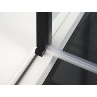 ZOOM LINE BLACK sprchové dvere 900mm, číre sklo ZL1290B