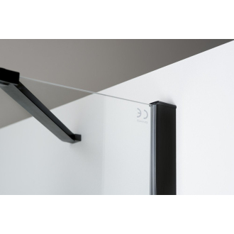 ZOOM LINE BLACK sprchové dvere 1200mm, číre sklo ZL1312B