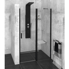 ZOOM LINE BLACK sprchové dvere 1300mm, číre sklo ZL1313B