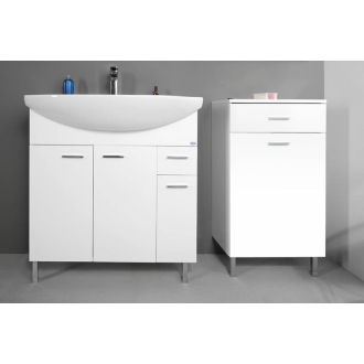 Aqualine ZOJA/KERAMIA FRESH skrinka spodná s košom 50x78x29cm, biela 51310
