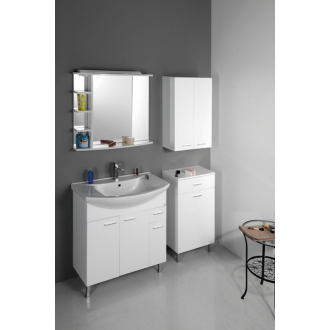 Aqualine ZOJA/KERAMIA FRESH skrinka spodná s košom 50x78x29cm, biela 51310