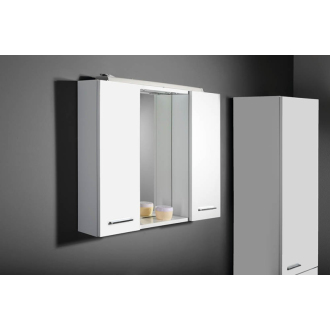 Aqualine ZOJA/KERAMIA FRESH galerka s LED osvetlením, 70x60x14cm, biela 45025