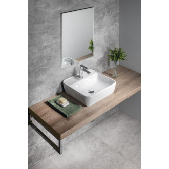 ACCORD zrkadlo s fazetou 500x700mm, zaguľatené rohy, bez úchytu MF436