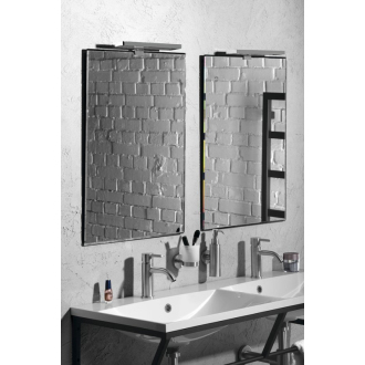 ACCORD zrkadlo s fazetou 500x700mm, zaguľatené rohy, bez úchytu MF436