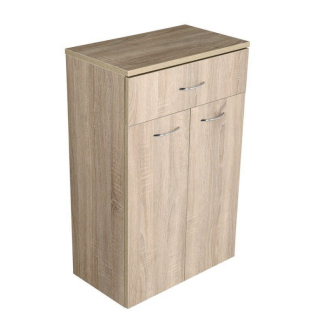 Aqualine ZOJA/KERAMIA FRESH skrinka spodná so zásuvkou 50x78x29cm, dub platín 50315