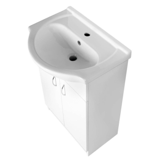 Aqualine SIMPLEX ECO 50 umývadlová skrinka vrátane umývadla 47x83,5x29 cm SIME500