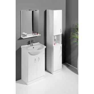 Aqualine SIMPLEX ECO 50 umývadlová skrinka vrátane umývadla 47x83,5x29 cm SIME500