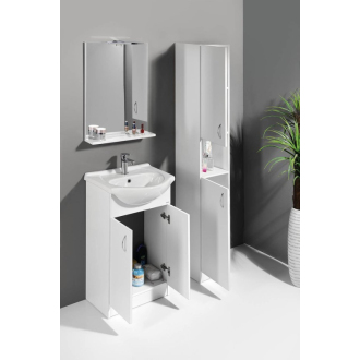 Aqualine SIMPLEX ECO 50 umývadlová skrinka vrátane umývadla 47x83,5x29 cm SIME500