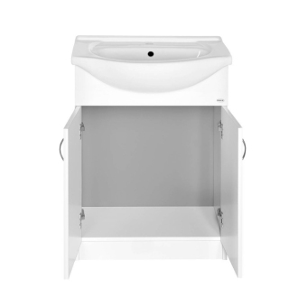 Aqualine SIMPLEX ECO 65 umývadlová skrinka vrátane umývadla 63x83,5x30,7cm SIME650