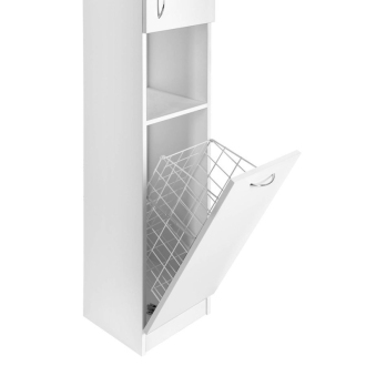 Aqualine SIMPLEX ECO vysoká skrinka s košom 30x180x30cm SIME310