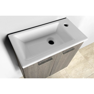 Aqualine ZOJA umývadlová skrinka 49x50x24, 5cm, mali wenge 51047MW
