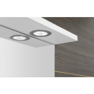Aqualine KORIN zrkadlo s LED osvetlením 70x70x12cm KO380
