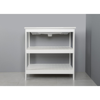 ETIDE policová umývadlová skrinka 81,5x85x44 cm, biela mat ET830