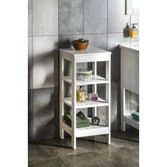 ETIDE policový regál 36x86x36 cm, biela mat ET086