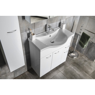 Aqualine KERAMIA FRESH umývadlová skrinka 75,2x74x34,4cm, biela 50082A
