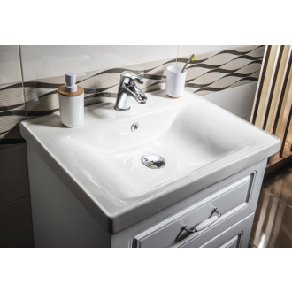 Aqualine FAVOLO umývadlová skrinka 61,5x72,5x44cm, biela mat FV265