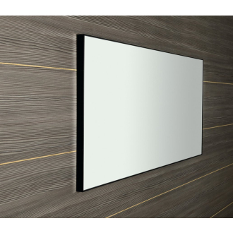 AROWANA zrkadlo v ráme 1200x600mm, čierna mat AWB1260