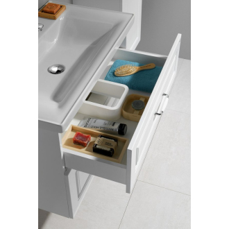 Aqualine FAVOLO umývadlová skrinka 86,5x60x44,6cm, biela mat FV290
