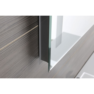 Aqualine LED podsvietené zrkadlo 60x80cm, kolískový vypínač ATH6