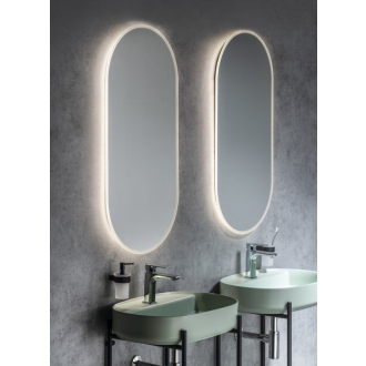 MINOX oválne LED podsvietené zrkadlo 50x100cm MX250