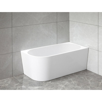Aqualine TIBERA R voľne stojaca vaňa, 140x70 cm, biela E1055