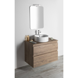 Aqualine ALTAIR umývadlová skrinka 86,5x60x45cm, dub emporio AI390
