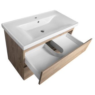 Aqualine ALTAIR umývadlová skrinka 86,5x60x45cm, dub emporio AI390