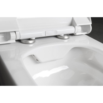 BELLO závesná WC misa Rimless, 35,5x53 cm, biela 100214