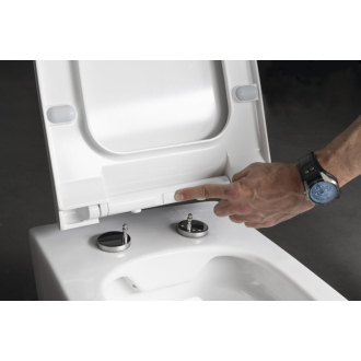 BELLO sedátko pre závesné WC, SLIM, Soft Close, biela 100727