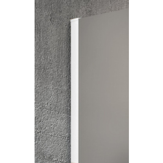 VARIO WHITE jednodielna sprchová zástena k stene, dymové sklo, 1300 mm GX1313GX1015