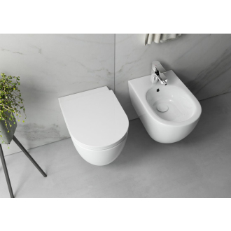 INFINITY bidet závesný, 36,5x53cm, biela 10NF41001