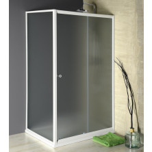 AMADEO obdĺžnikový sprchovací kút 1000x900 mm, L/P variant, Brick sklo BTS100BTP90