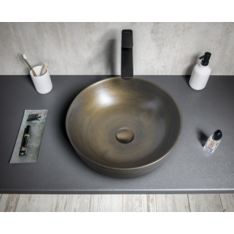 PRIORI umývadlová výpusť 5/4“, click-clack, bronz PV032